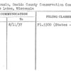 Wisconsin, Oneida County Conservation Committee