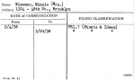 Wiseman, Minnie (Mrs.)