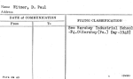 Witmer, D. Paul