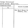 Wolf, George (Secretary)