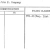 Wolf, John E. Company