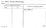 Wolf, Philip Advertising
