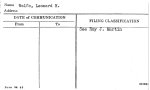 Wolfe, Leonard H.