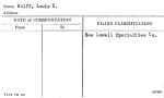 Wolff, Louis K.