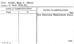 Wolff, Mary J. (Miss)