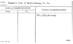 Woman's Club of Martinsburg, W. Va.