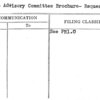 Women's Advisory Committee Brochure- Requests for