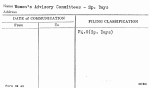 Women's Advisory Committees - Sp. Days