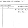 Women's Democratic Org.-Second A.D.
