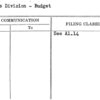 Women's Division - Budget