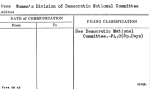 Women's Division of Democratic National Committee