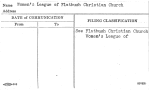 Women's League of Flatbush Christian Church