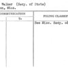 Wood, Walker (Secy. of State)