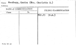 Woodbury, Gordon (Mrs. Charlotte E.)