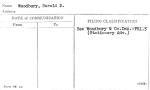 Woodbury, Harold D.
