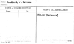 Woodford, J. Wallace