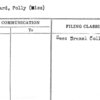 Woodward, Polly (Miss)