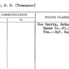 Woolf, H.D. (Treasurer)