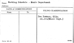 Working Schedule - Music Department