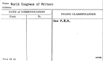 World Congress of Writers