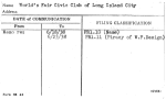 World's Fair Civic Club of Long Island City