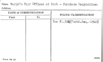 World's Fair Offices at Work - Purchase Requisition
