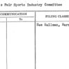 World's Fair Sports Industry Committee