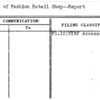 World of Fashion Retail Shop--Report
