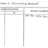 Wray, James H. (Advertising Manager)