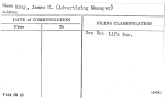 Wray, James H. (Advertising Manager)