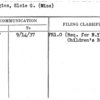 Wriggins, Elsie G. (Miss)