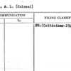 Wright, A.L. (Colonel)