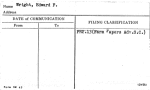 Wright, Edward F.