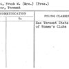Wright, Frank M. (Mrs.) (Pres.)