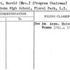 Wright, Harold (Mrs.) (Program Chairman)