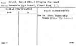 Wright, Harold (Mrs.) (Program Chairman)