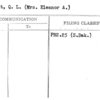 Wright, Q.L. (Mrs. Eleanor A.)