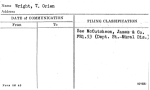 Wright, T. Orien