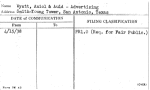 Wyatt, Aniol & Auld - Advertising