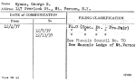 Wyman, George S.