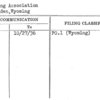 Wyoming Association
