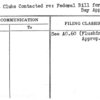 Yacht Clubs Contacted re: Federal Bill for Flushing Bay Approp.