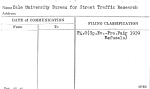 Yale University Bureau for Street Traffic Research