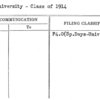 Yale University - Class of 1914