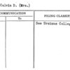 Yost, Calvin D. (Mrs.)