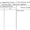 Young Communist League of the United States of America Day - Protests Against