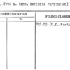 Young, Fred A. (Mrs. Marjorie Farrington)