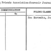 Young Friends Association-Souvenir Journal