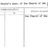 Young People's Assn. of the Church of the Holy Trinity