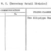 Young, W.C. (Secretary Retail Division)